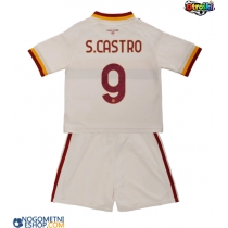Otroški Nogometni dresi AS Roma Santiago Castro #9 Gostujoči 2026-27 Kratek Rokav (+ Kratke hlače)